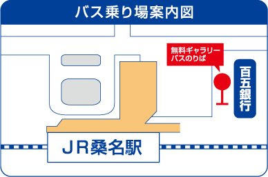 バス用地図イラスト