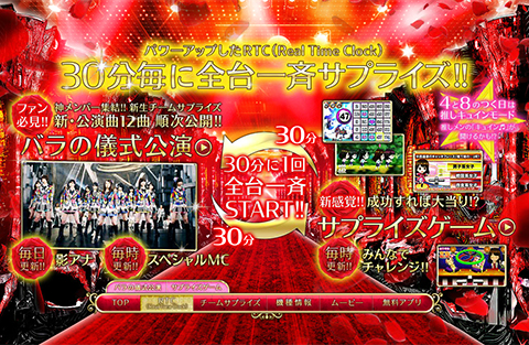 パワーアップしたRTC（Real Time Clock）30分毎に全台一斉サプライズ!!