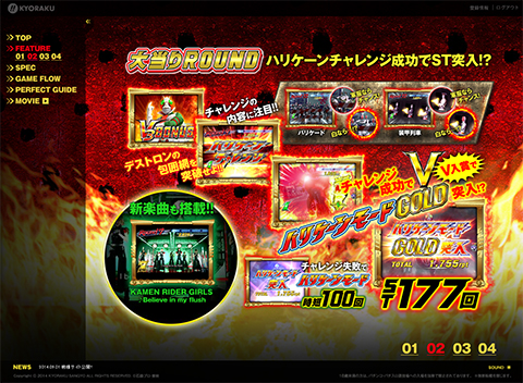 〈ぱちんこ 仮面ライダーV3 GOLD Version〉「特徴」「スペック」「ゲームフロー」公開!!