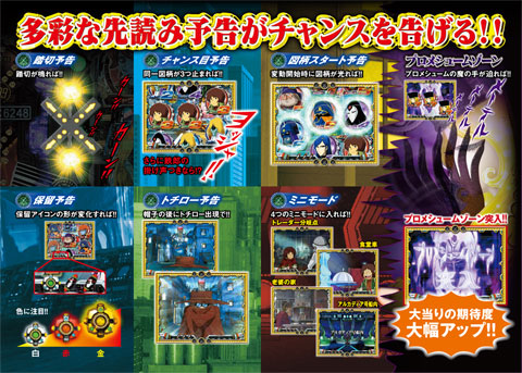 多彩な先読み予告がチャンスを告げる!!