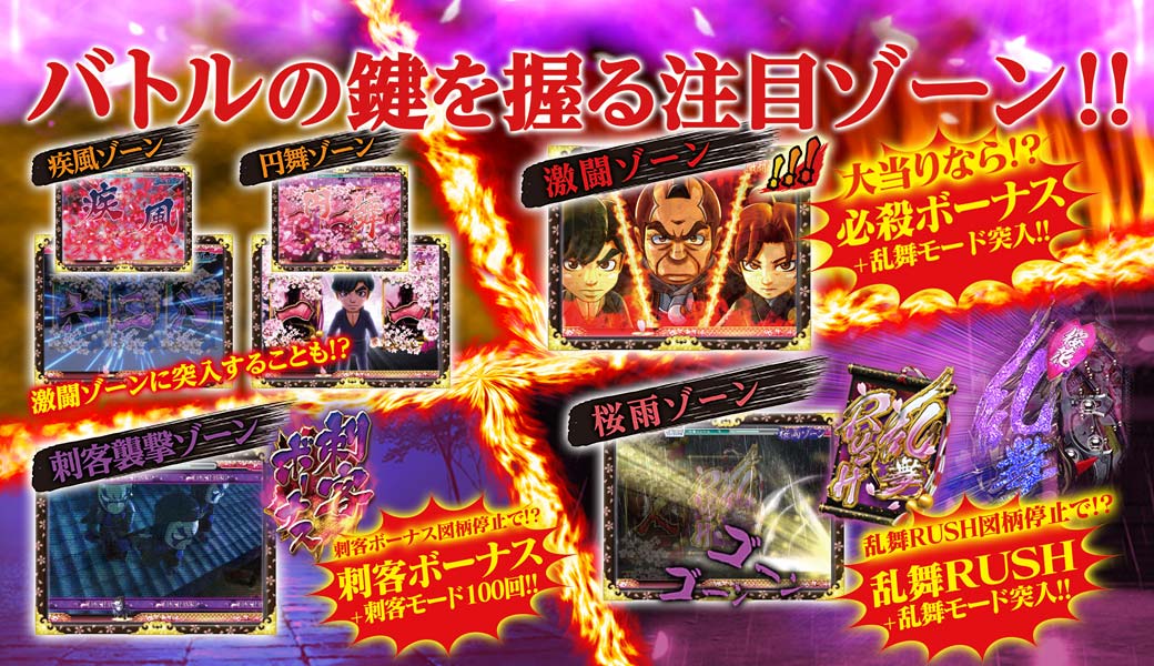 バトルの鍵を握る注目ゾーン！！