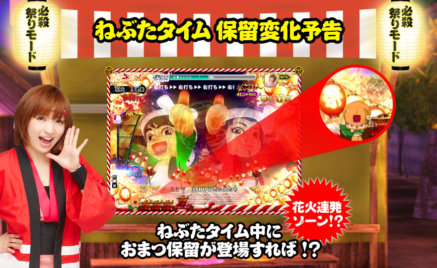 ねぶたタイム 保留変化予告